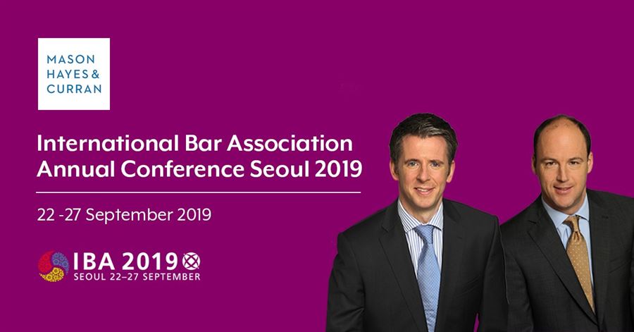 International Bar Association Annual Conference… Mason Hayes Curran