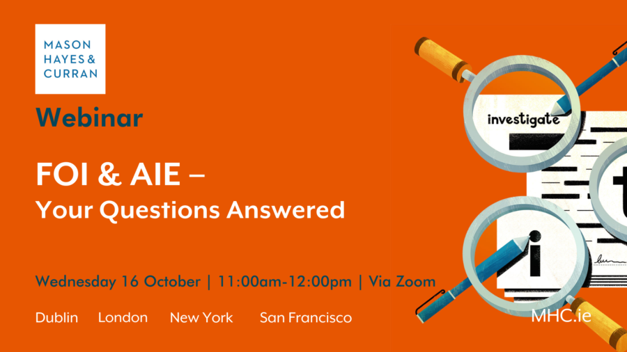 FOI & AIE – Your Questions Answered