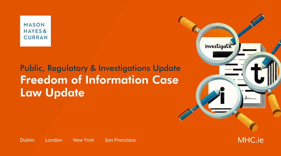 Freedom of Information Case Law Update