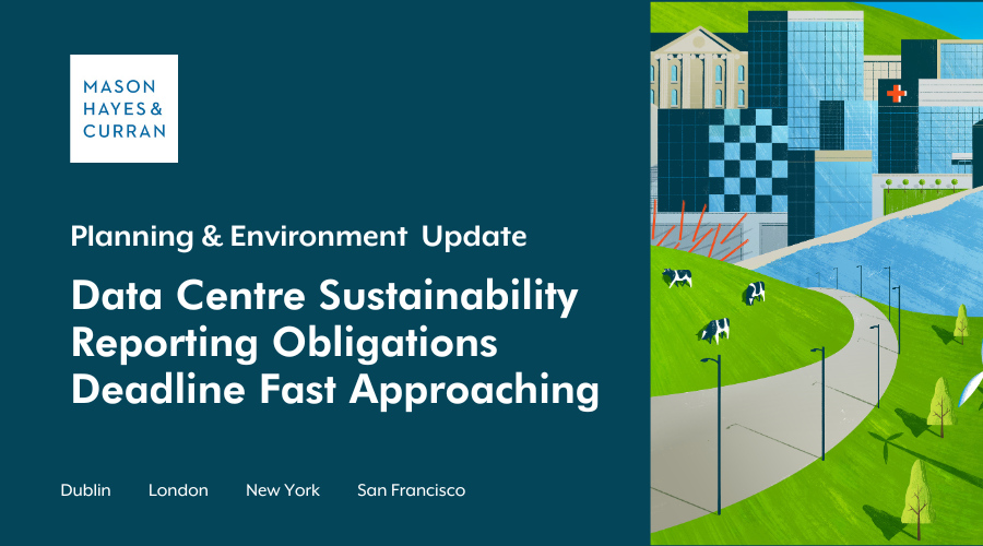 Data Centre Sustainability Reporting Obligations Deadline Fast Approaching