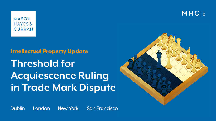 Threshold for Acquiescence Ruling in Trade Mark Dispute